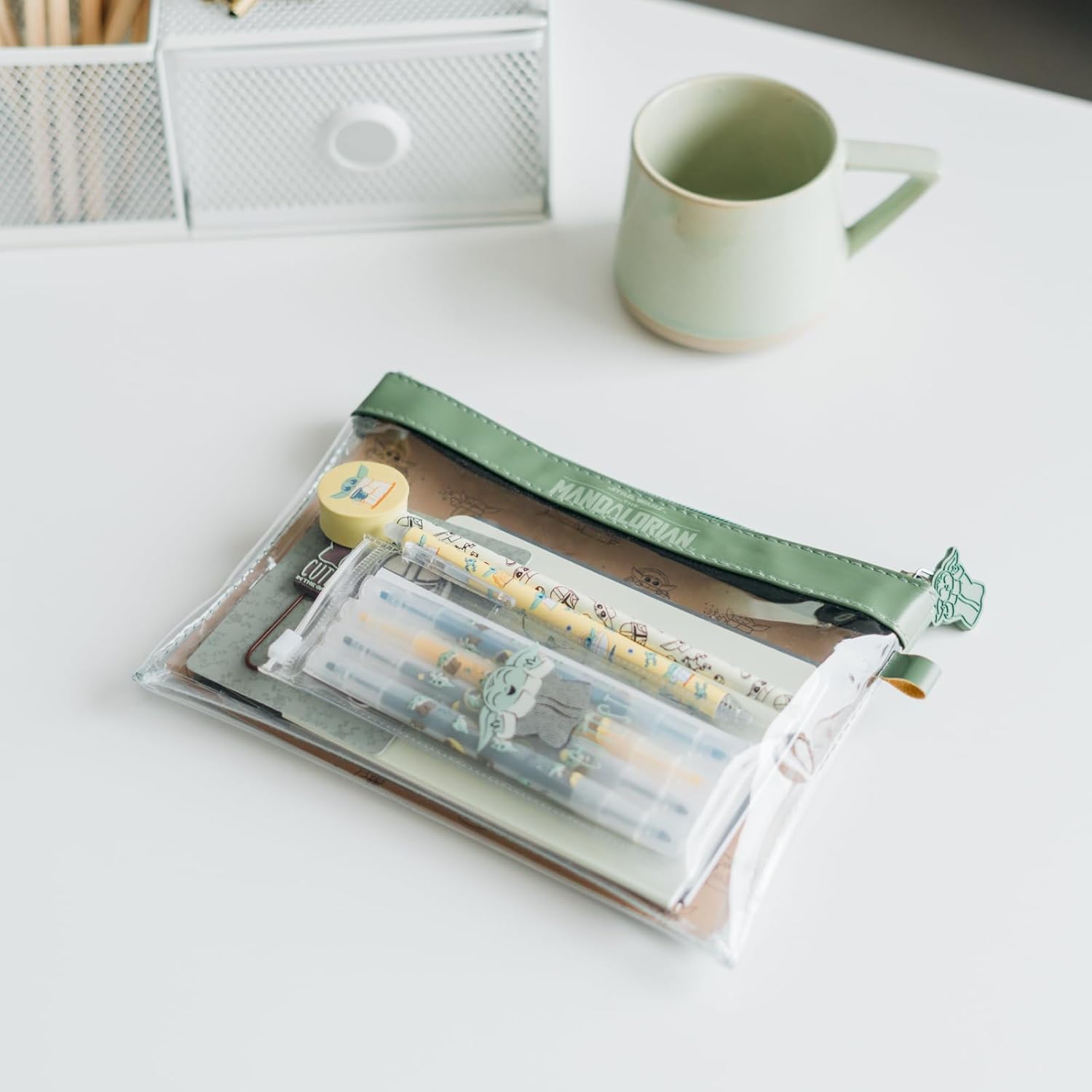 Set papeterie Star Wars Grogu avec 3 carnets A6 – Image 3