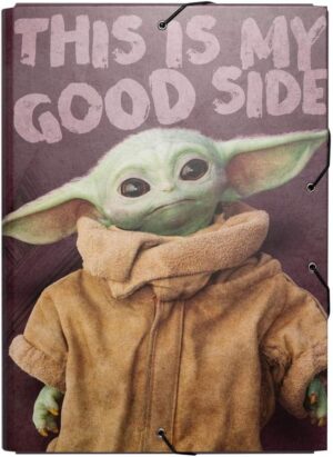 Chemise cartonnée A4 Grogu Star Wars The Mandalorian à 3 rabats