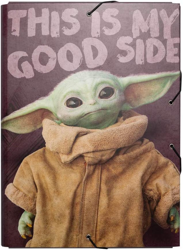Chemise cartonnée A4 Grogu Star Wars The Mandalorian à 3 rabats