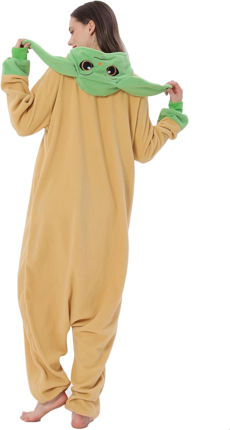Kigurumi Star Wars Yoda adulte en polaire – Image 6