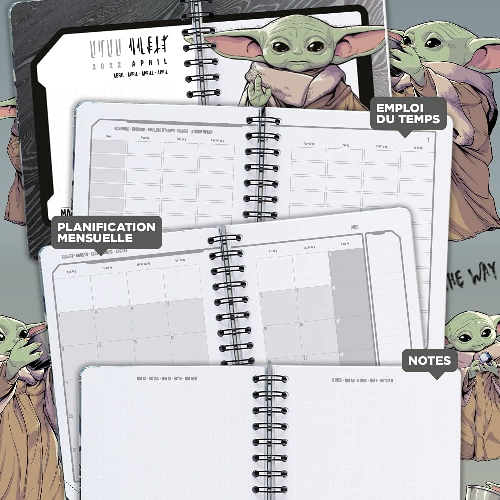 Agenda Star Wars The Mandalorian semainier A5 2021 2022 – Image 3
