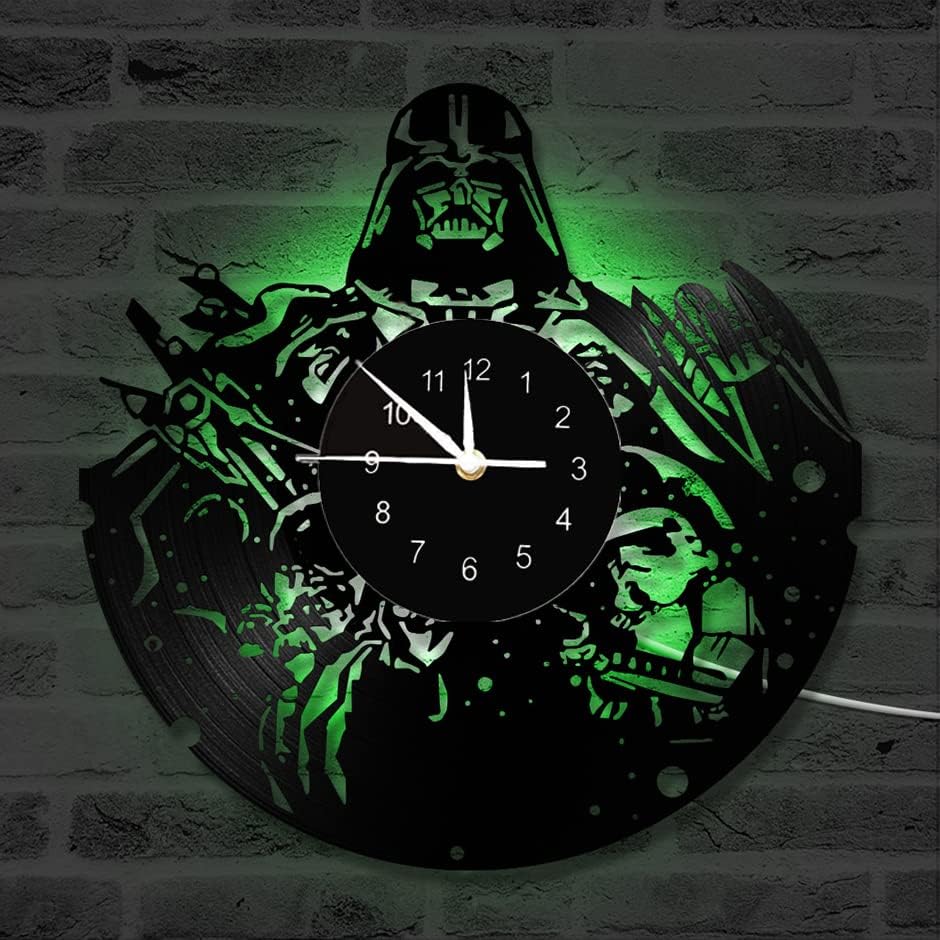 Horloge murale Star Wars en vinyle 30,5 cm LED 7 couleurs – Image 8