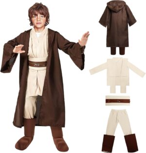 Déguisement Star Wars Luke Skywalker enfant avec cape à capuche