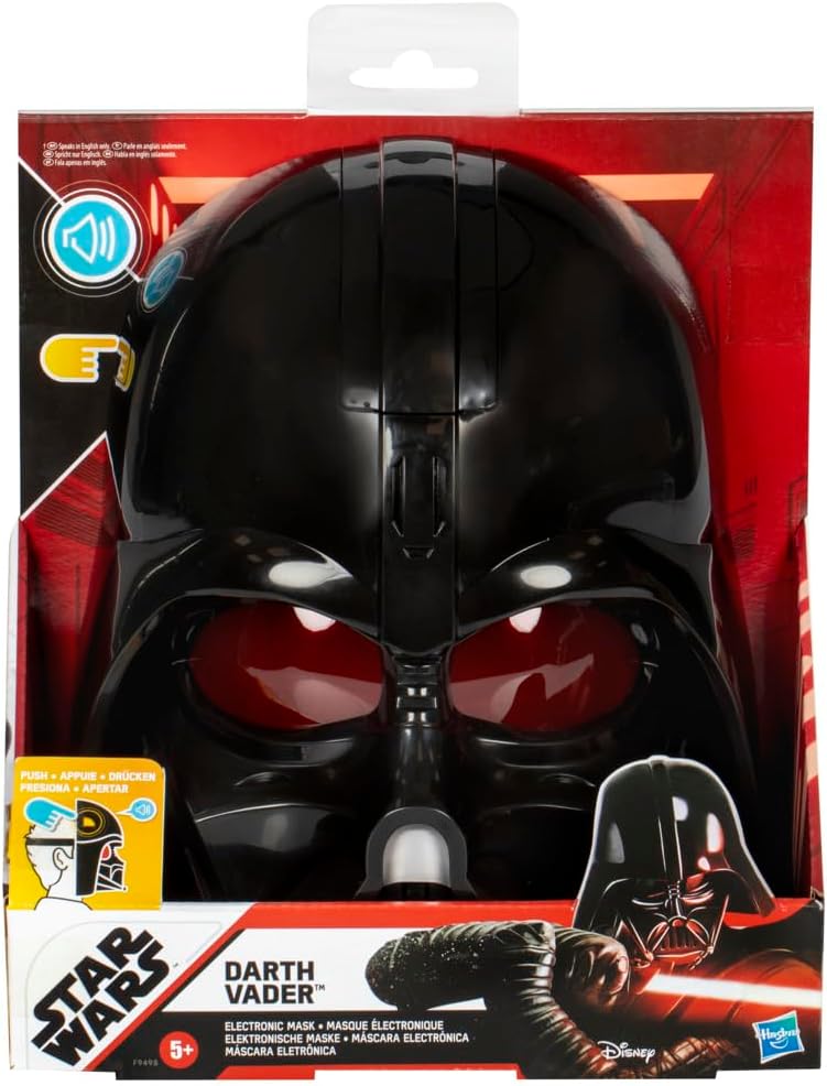 Masque Dark Vador Star Wars électronique à sons et phrases – Image 3