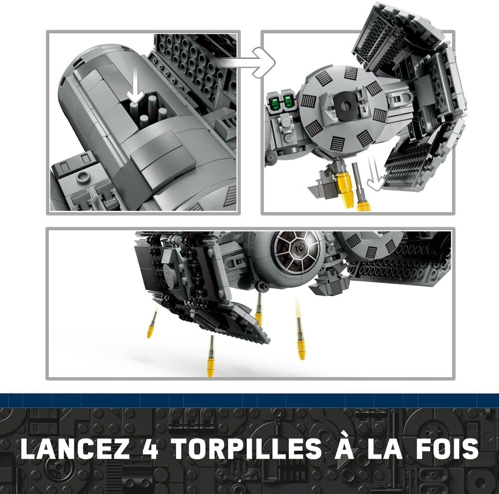 Bombardier TIE LEGO Star Wars 75347 avec Dark Vador – Image 3