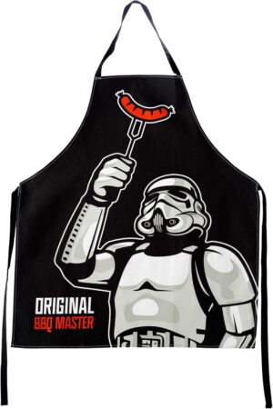Tablier BBQ Stormtrooper hot-dog en coton