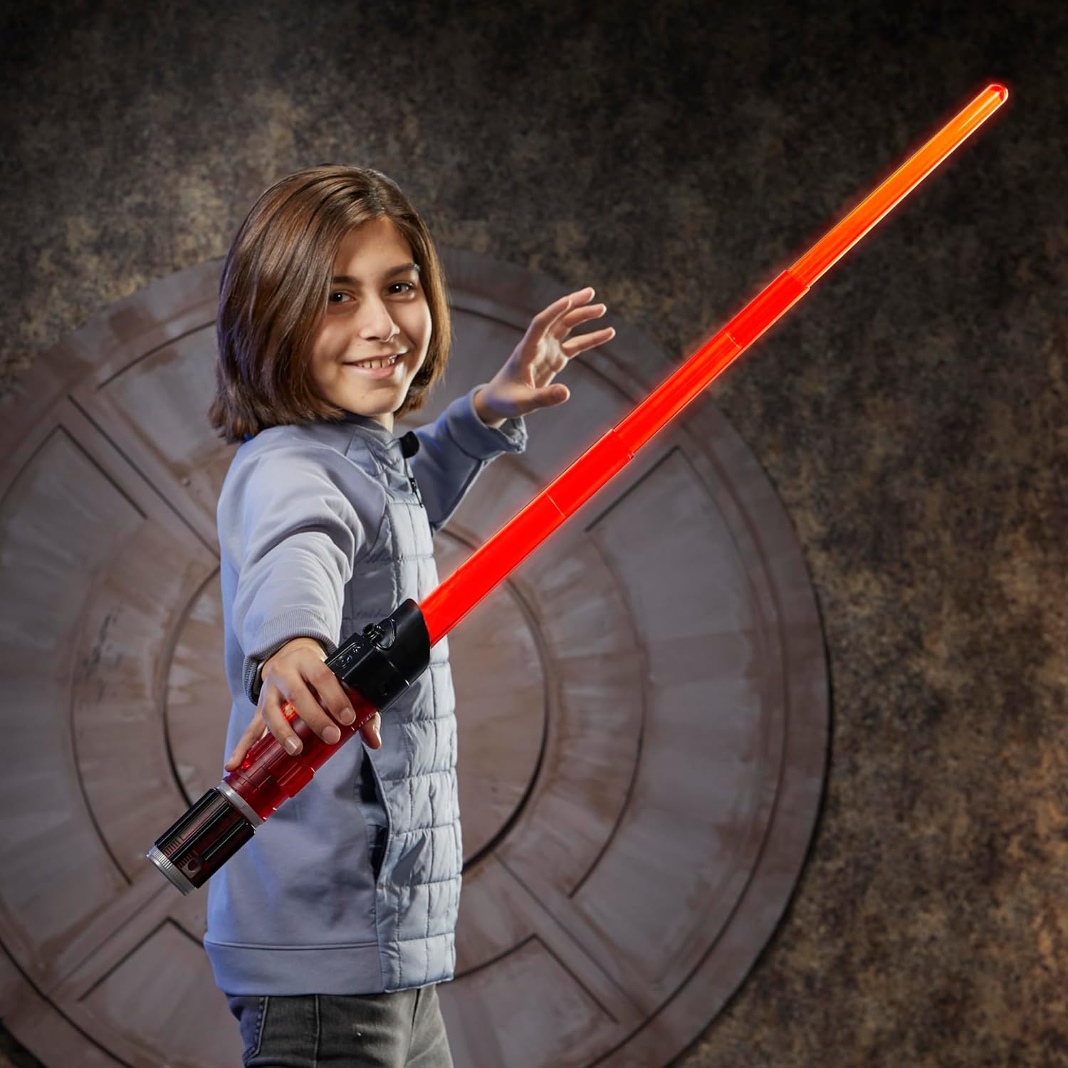 Sabre laser électronique rouge personnalisable Star Wars Dark Vador Kyber Core – Image 3