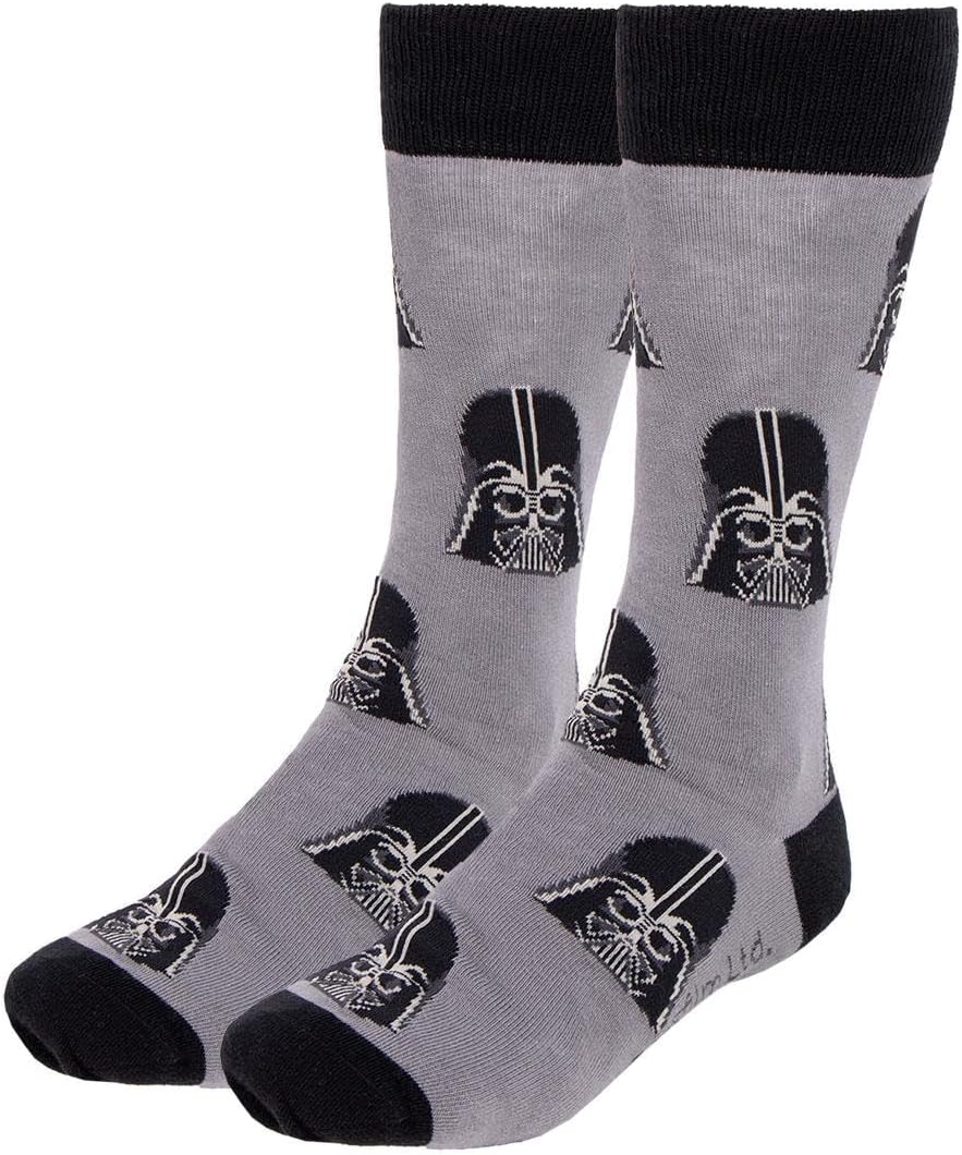 Chaussettes Star Wars noires R2D2 et Dark Vador Taille 38-45 – Image 4