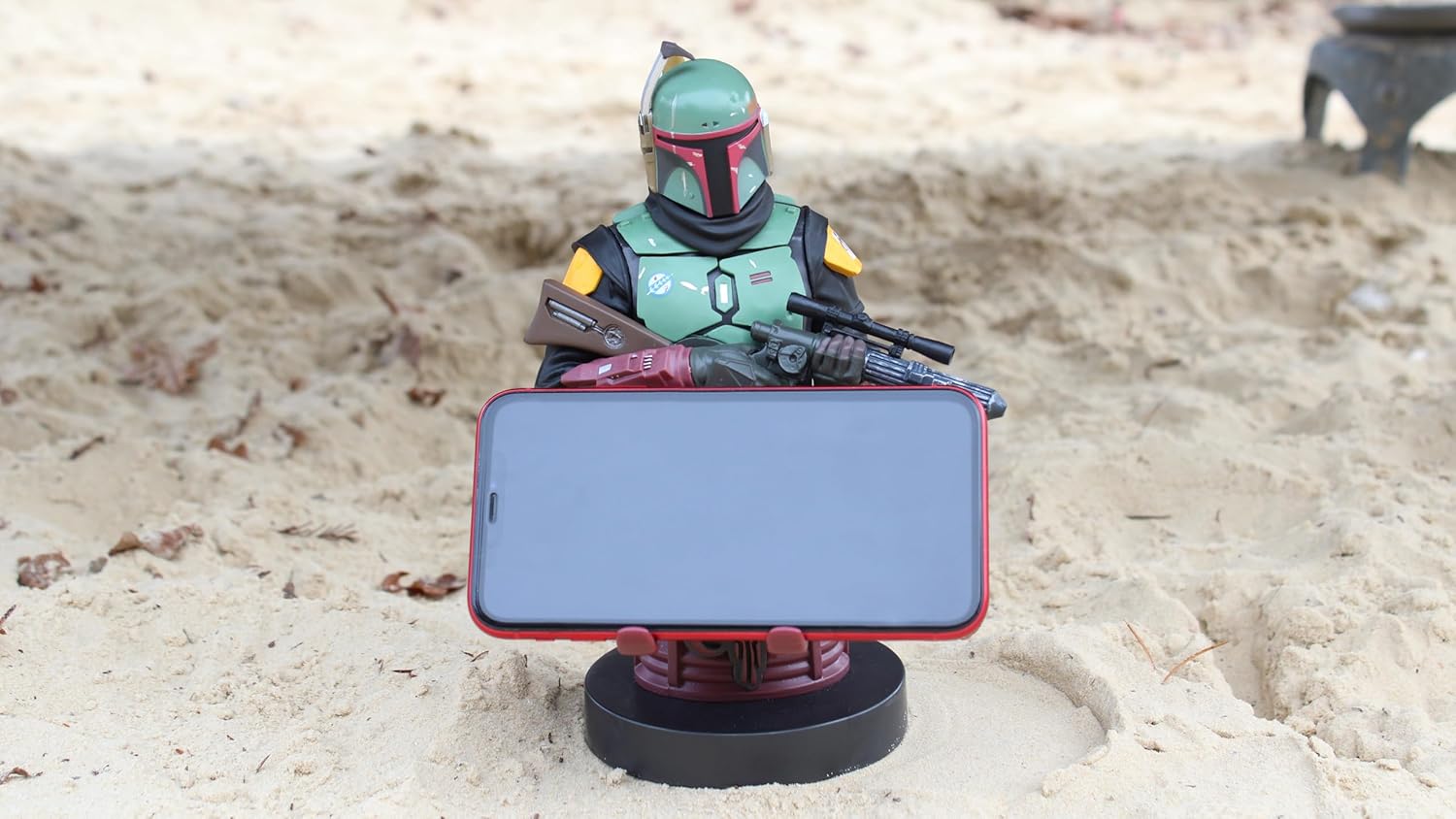 Support Cable Guys Star Wars Boba Fett Le Livre de Boba Fett avec câble USB, 20 cm – Image 3