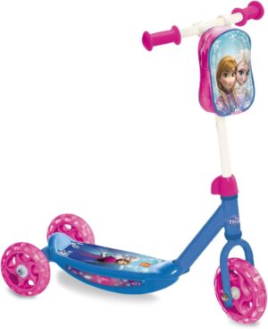 Trottinette Star Wars Frozen 2 bleu et fuchsia, guidon réglable 59 à 64 cm