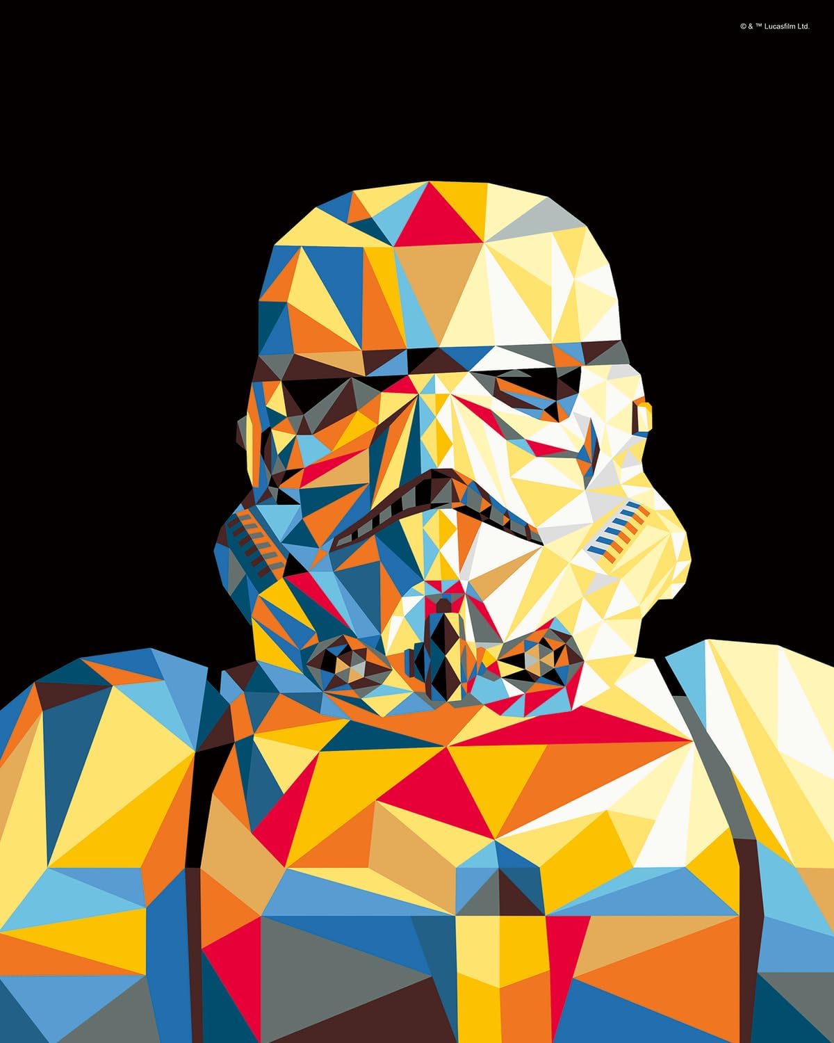 Kit CreArt peinture par numéros Stormtrooper Star Wars 24 x 30 cm – Image 2