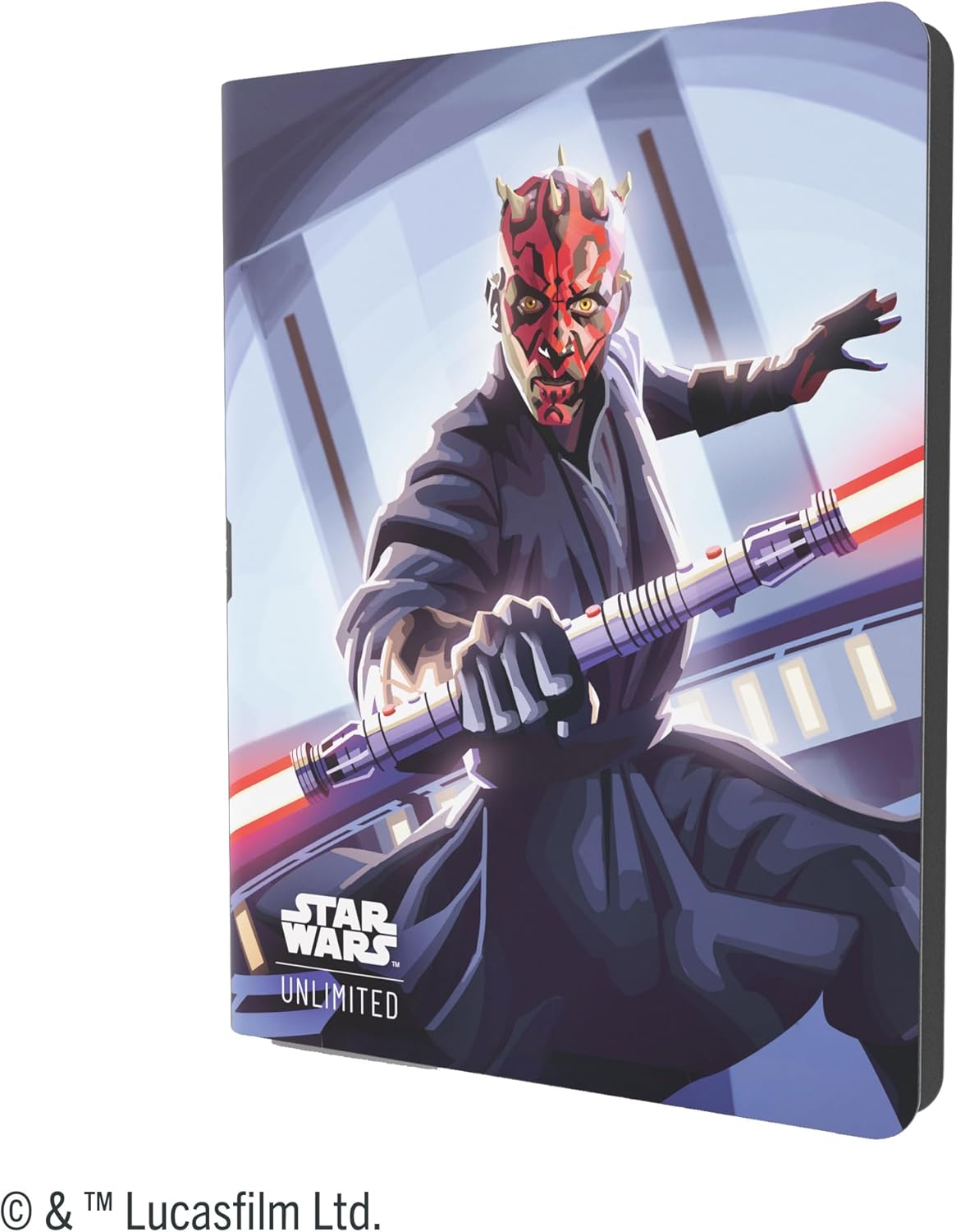 Classeur Star Wars Unlimited Qui-Gon Jinn et Dark Maul, 18 poches – Image 2