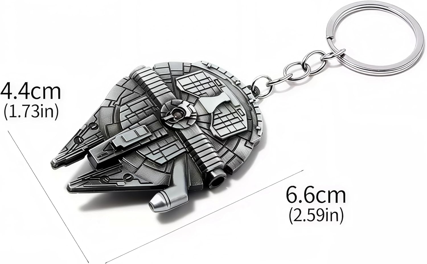 Porte-clés Star Wars en métal, coloris Faucon – Image 2