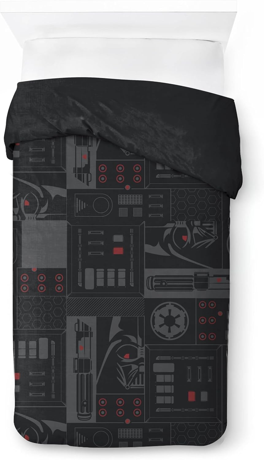 Star Wars Dark Vador housse de couette simple 100% coton avec taie 50 x 70 – Image 2