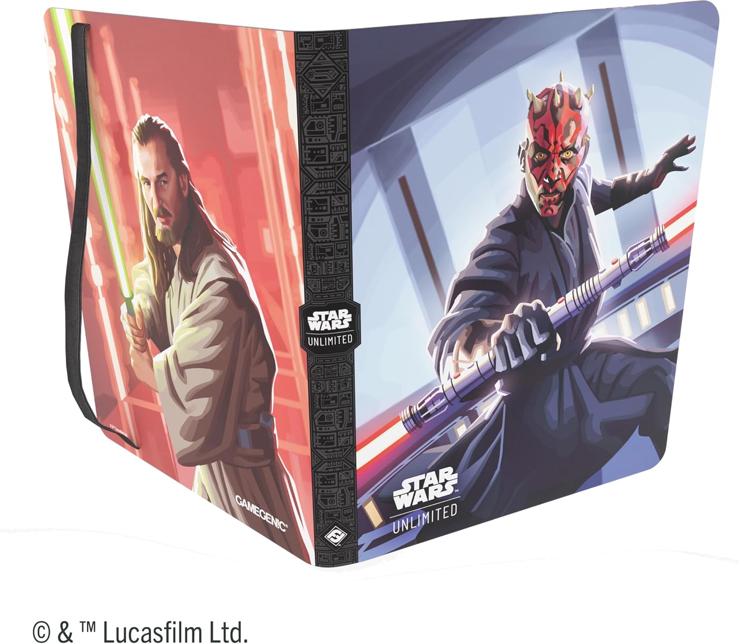 Classeur Star Wars Unlimited Qui-Gon Jinn et Dark Maul, 18 poches – Image 4