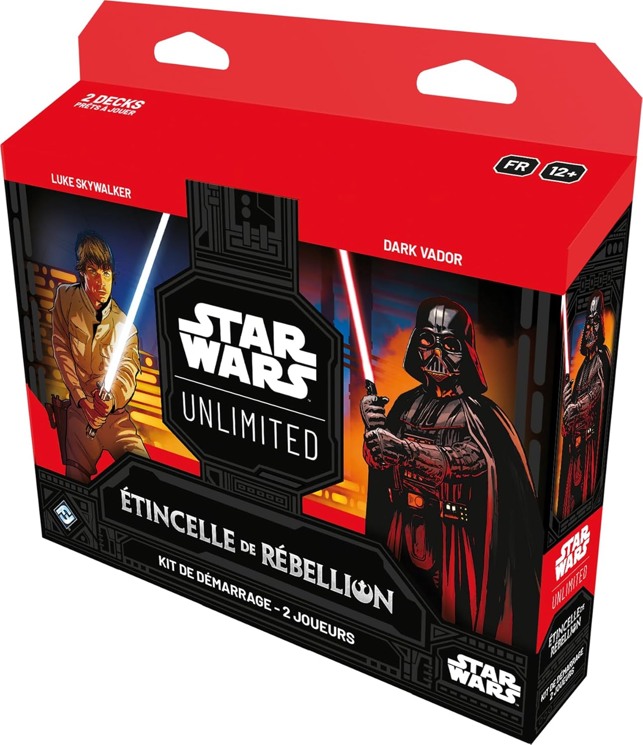 Star Wars Unlimited Étincelle de Rébellion, kit de démarrage Luke Skywalker et Dark Vador – Image 2