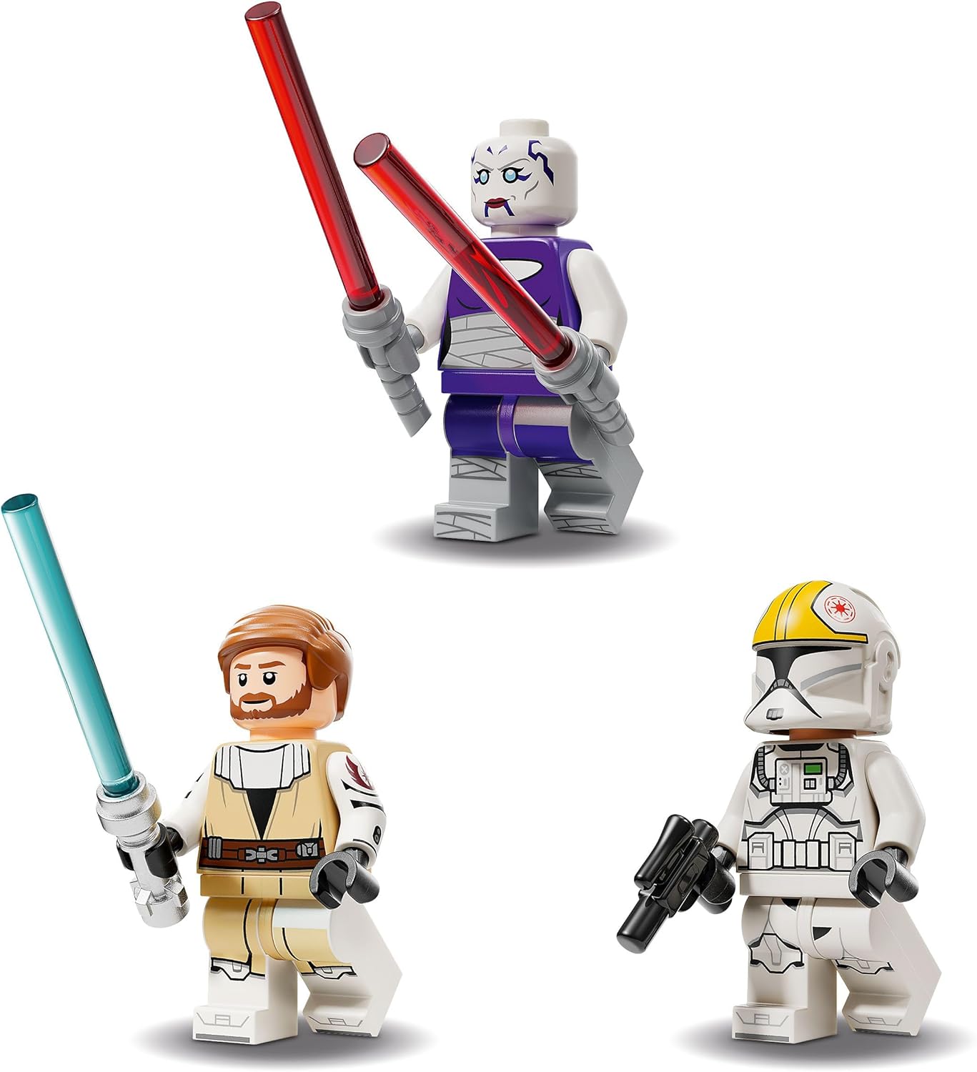 Chasseur V-19 Torrent LEGO Star Wars The Clone Wars avec Obi-Wan Kenobi et Asajj Ventress – Image 4