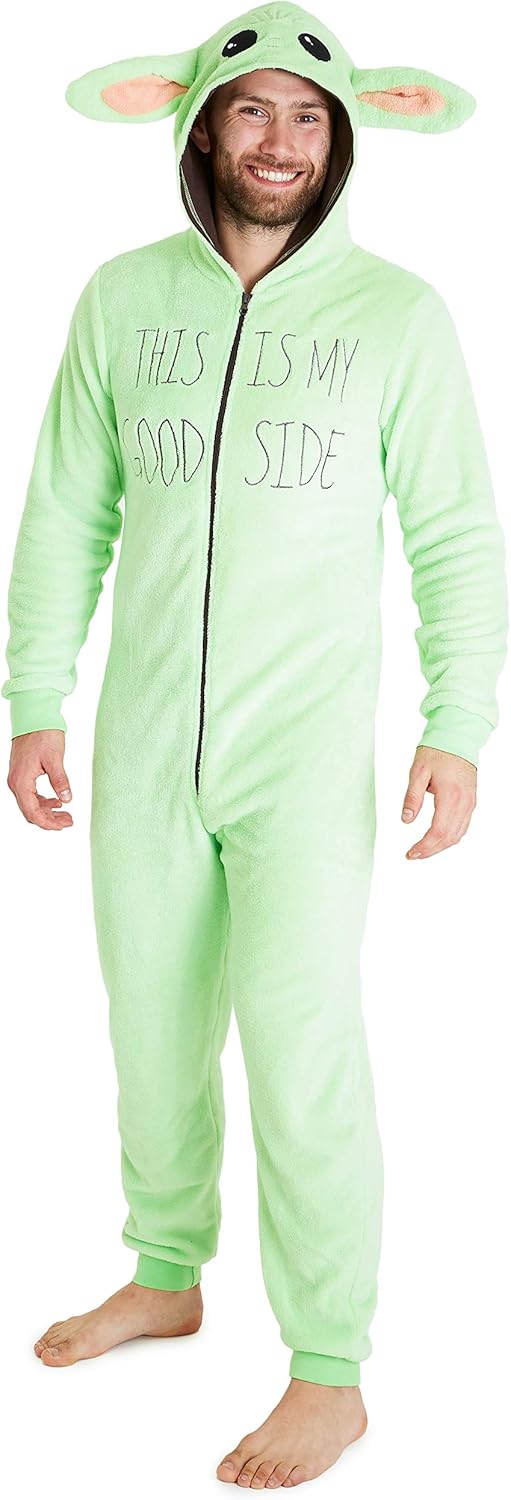 Pyjama combinaison The Mandalorian à capuche Bébé Yoda