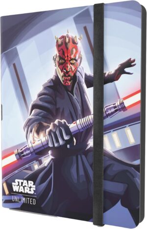 Classeur Star Wars Unlimited Qui-Gon Jinn et Dark Maul, 18 poches
