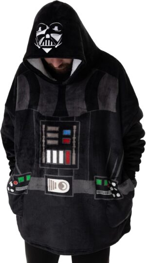 Sweat couverture à capuche Star Wars Darth Vader doublé Sherpa