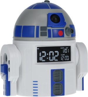 Réveil USB Star Wars R2-D2 avec sons, multicolore