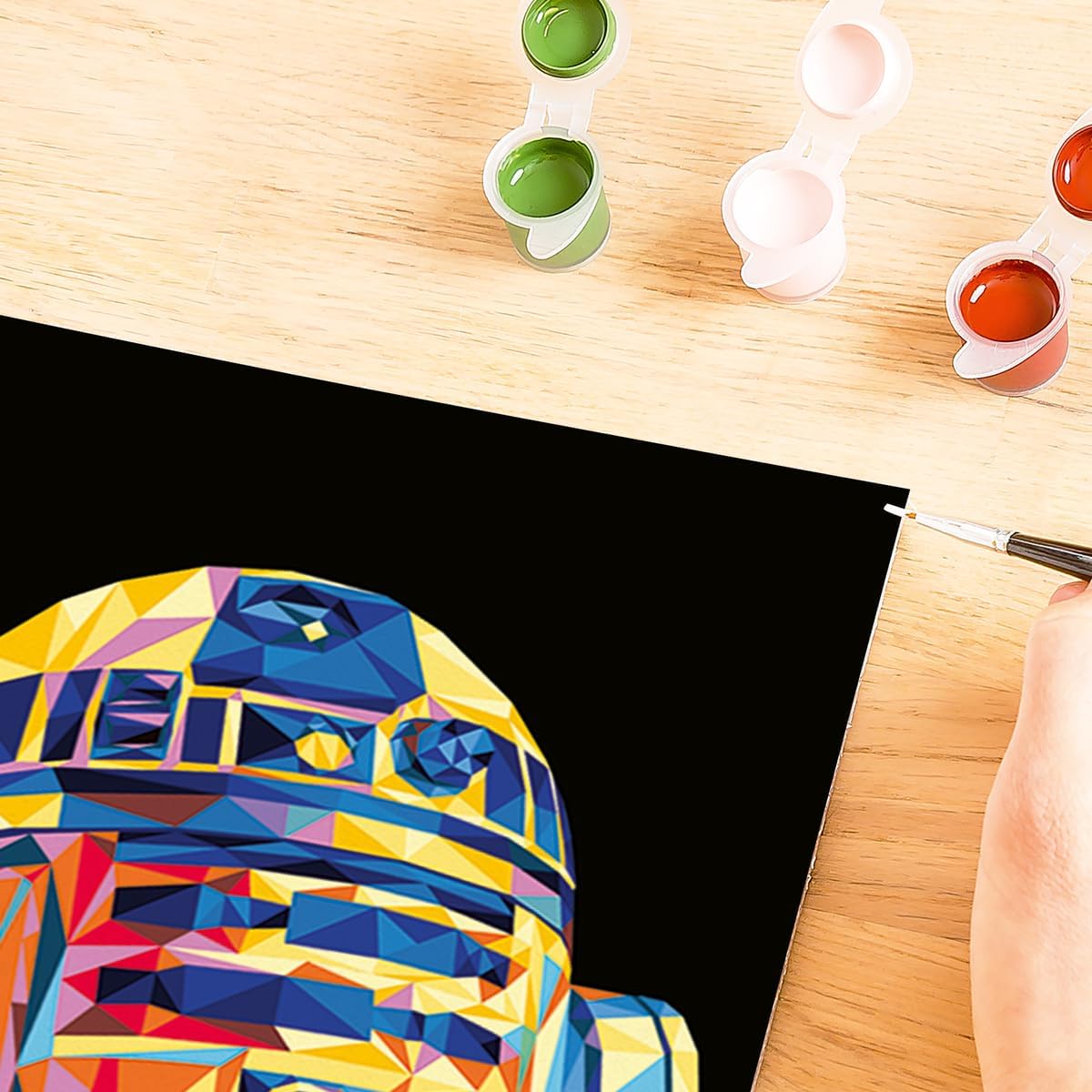 Peinture par numéros CreArt Star Wars R2D2 24 x 30 cm Ravensburger – Image 6