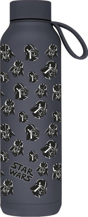Bouteille thermique Star Wars Dark Vador en acier inoxydable à double paroi avec crochet