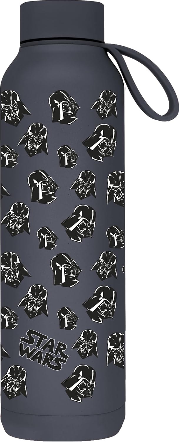 Bouteille thermique Star Wars Dark Vador en acier inoxydable à double paroi avec crochet