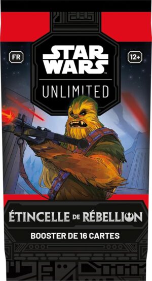 Star Wars Unlimited Étincelle de Rébellion, booster aléatoire version française