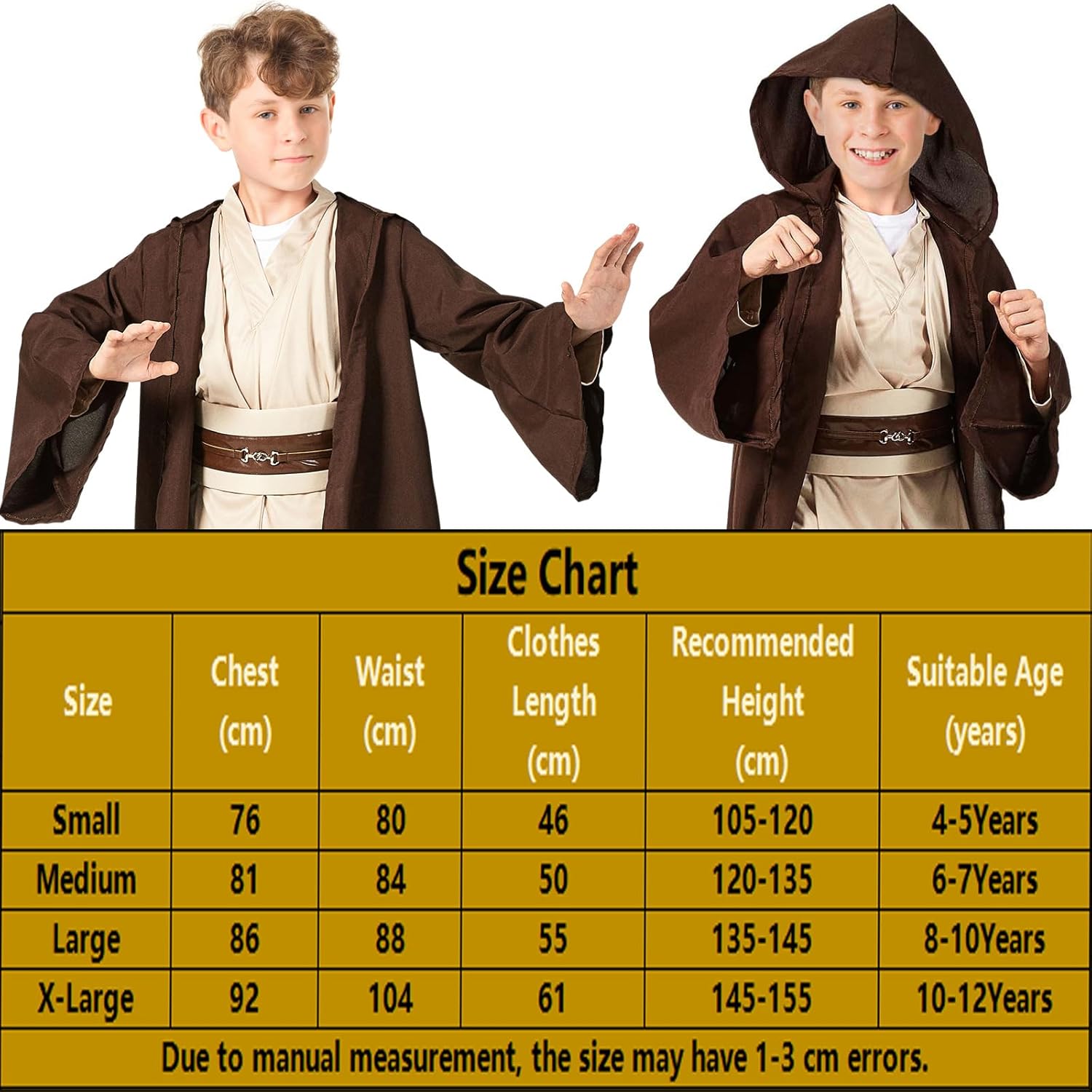 Déguisement Star Wars Jedi enfant 5 pièces Skywalker – Image 7