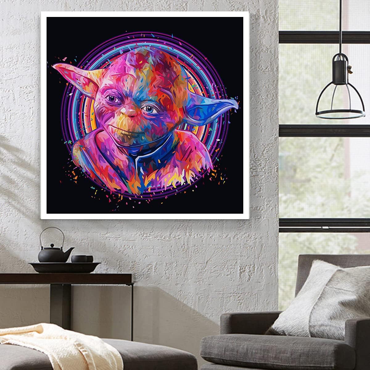 Kit peinture par numéros Yoda Star Wars sur toile 40,6 x 50,8 cm – Image 8