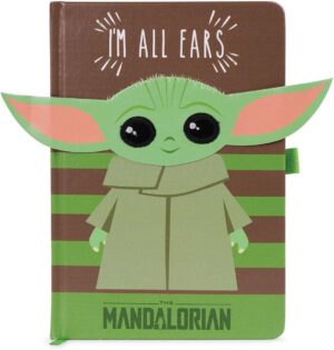 Carnet premium A5 Star Wars: The Mandalorian, visuel I'm All Ears Green