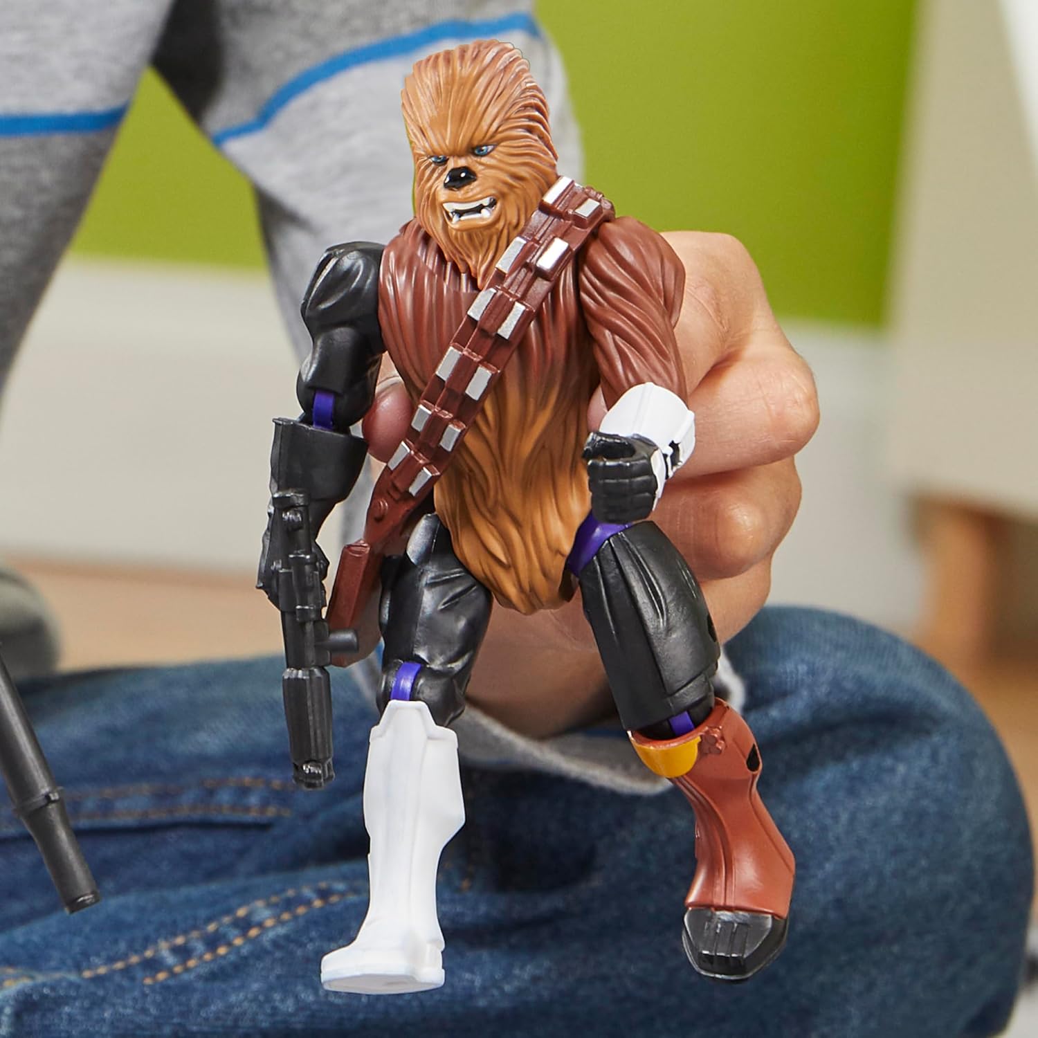 Figurine Chewbacca Star Wars MixMashers à combiner avec accessoires – Image 8