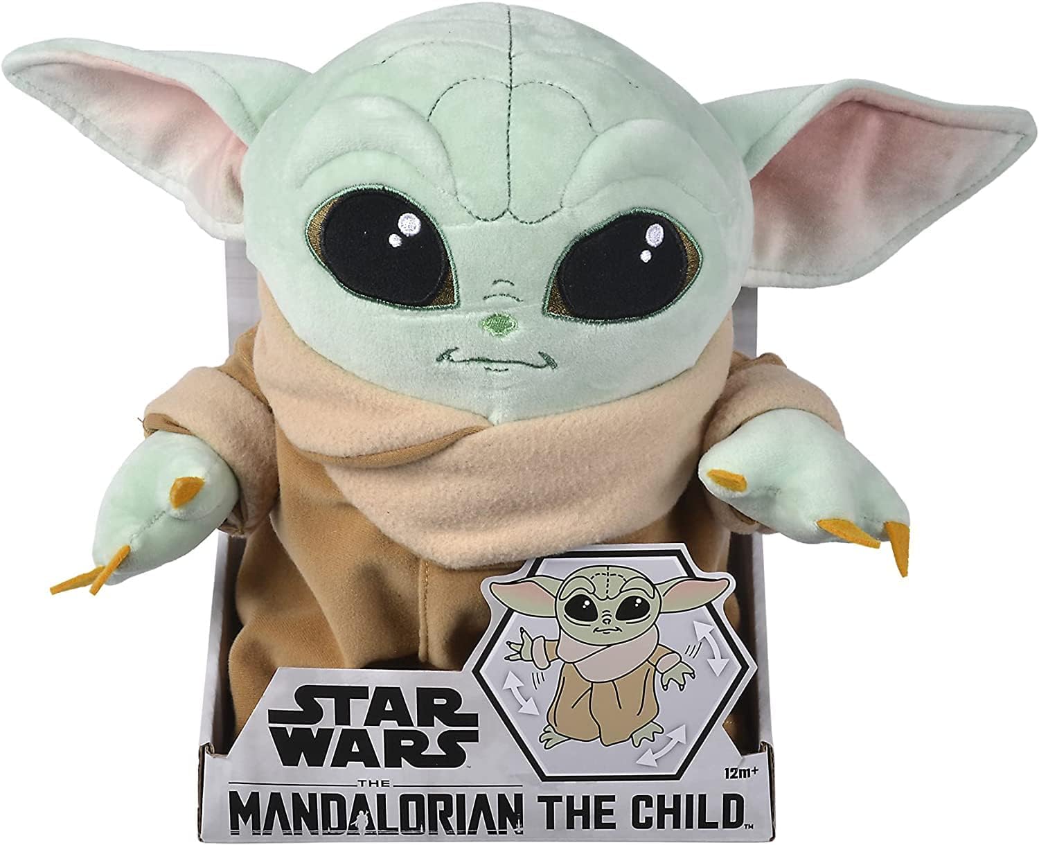 Peluche articulée The Child Baby Yoda Disney de The Mandalorian, 30 cm