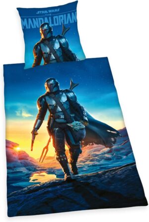 Parure de lit Star Wars The Mandalorian en 100% coton