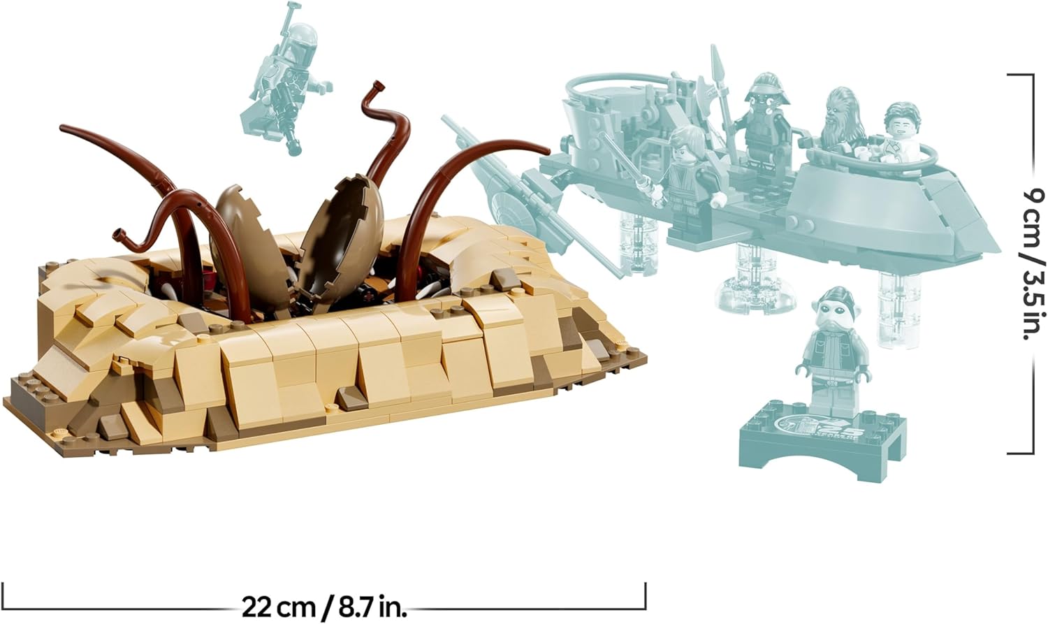 LEGO Star Wars 75396 Esquif du désert, fosse du Sarlacc et Boba Fett – Image 6