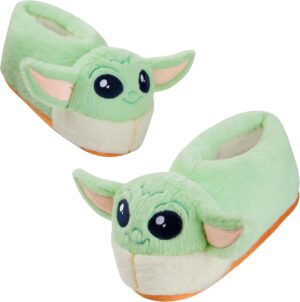 Chaussons peluche femme Disney Baby Yoda pour adulte