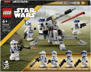 LEGO Star Wars 75345 Clone Troopers de la 501 avec canon AV-7