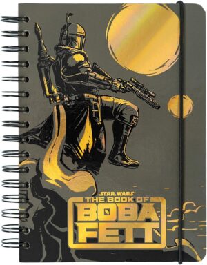 Carnet pointillé Star Wars The Book of Boba Fett à spirale