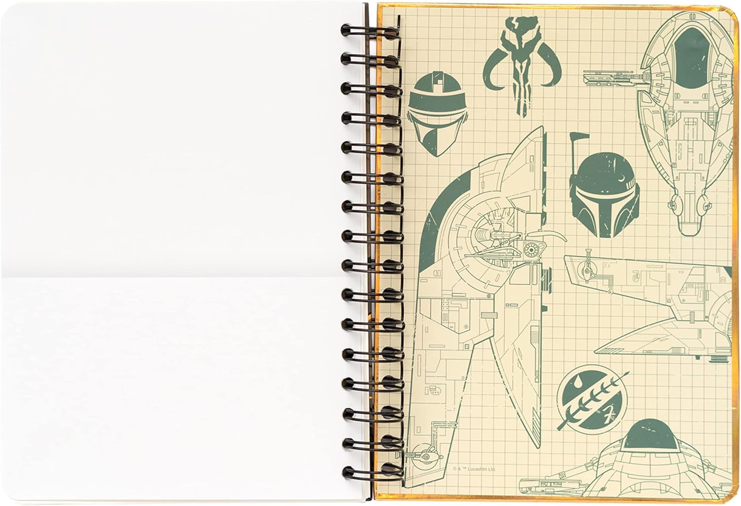Carnet pointillé Star Wars The Book of Boba Fett à spirale – Image 4