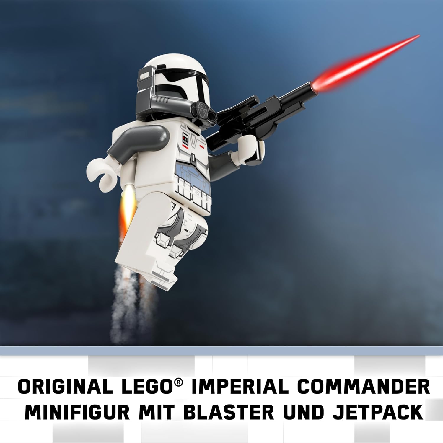Figurine Lego Star Wars Commando impérial avec blaster et sac à dos de fusée – Image 2