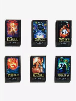 Pin mystère Star Wars VHS Cassettes Loungefly, 1 parmi 6