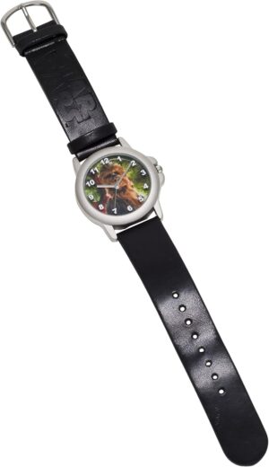 Montre Star Wars Chewbacca analogue à boîtier chrome