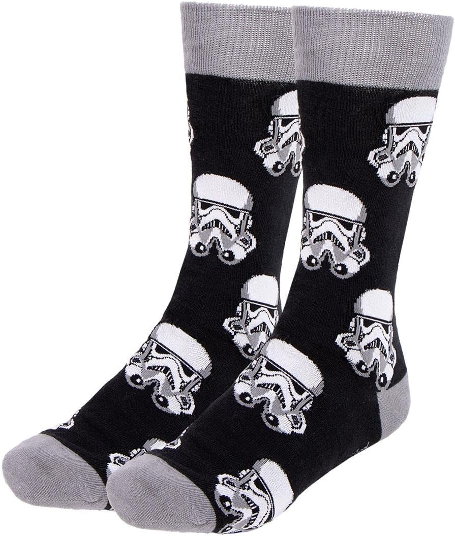 Chaussettes Star Wars noires R2D2 et Dark Vador Taille 38-45 – Image 3