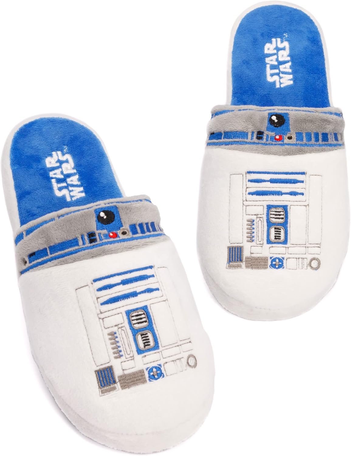 Chaussons Star Wars homme à mémoire de forme, Yoda, Jedi ou R2D2