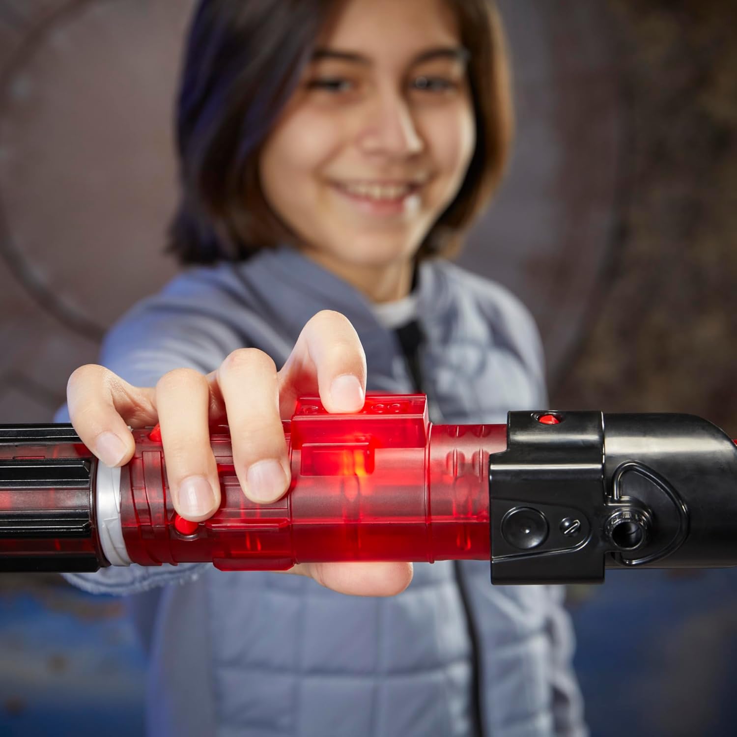 Sabre laser électronique rouge personnalisable Star Wars Dark Vador Kyber Core – Image 5