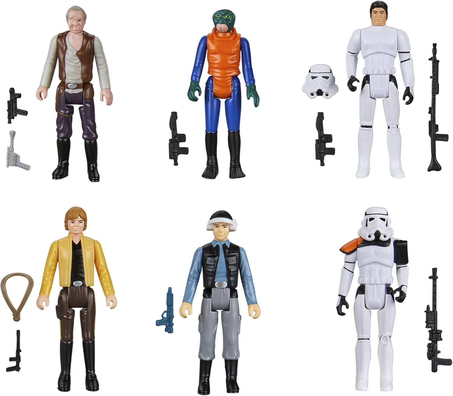 Multipack Star Wars : Un Nouvel Espoir - 6 figurines Retro Collection 9,5 cm – Image 2