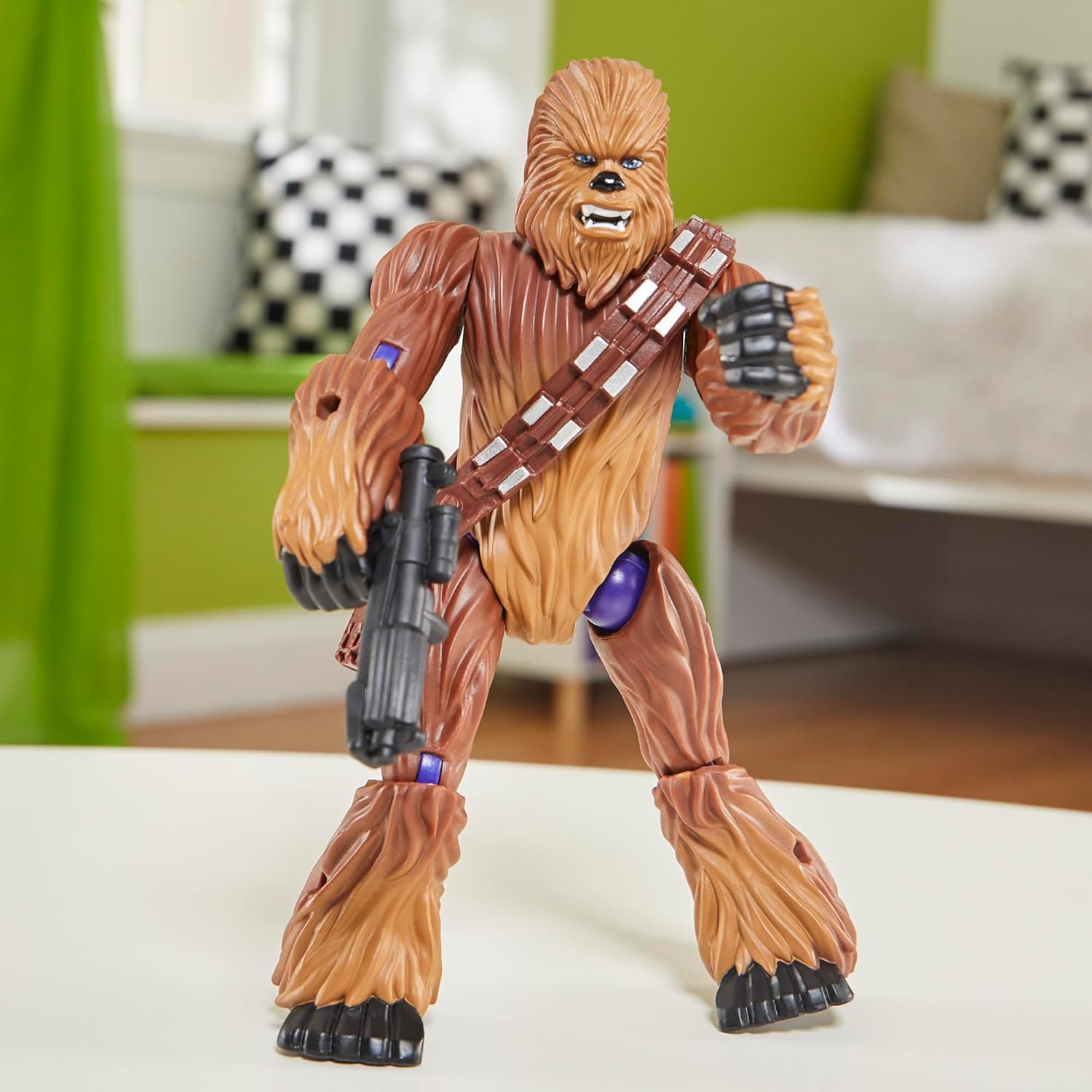Figurine Chewbacca Star Wars MixMashers à combiner avec accessoires – Image 5