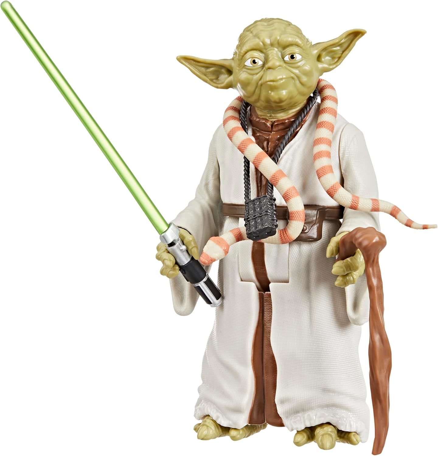 Star Wars Titan Hero Series : Yoda avec sabre laser vert et bâton, échelle 30 cm – Image 4