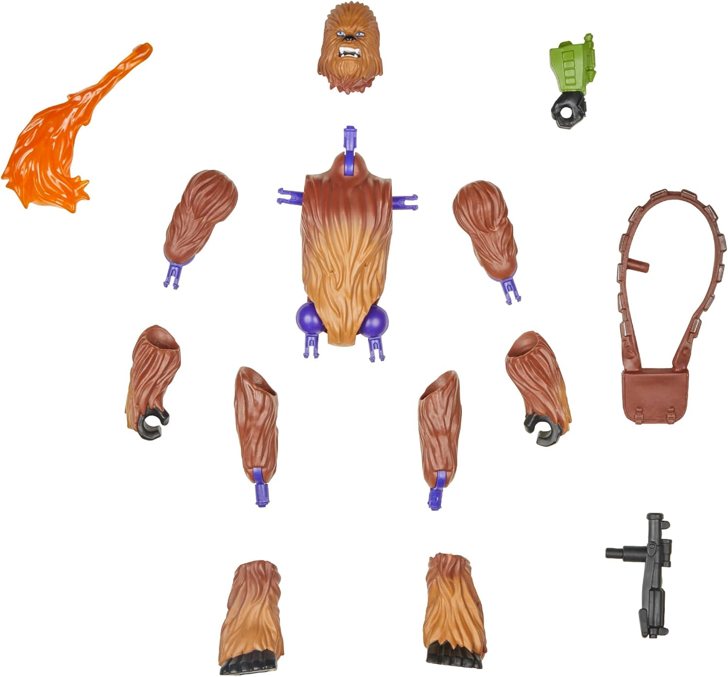 Figurine Chewbacca Star Wars MixMashers à combiner avec accessoires – Image 7